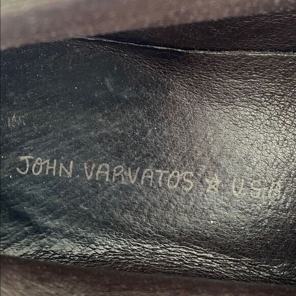 John Varvatos USA Gray Suede Chukka Boots Contrast Stitching Sz 9 Street Casual main image 6